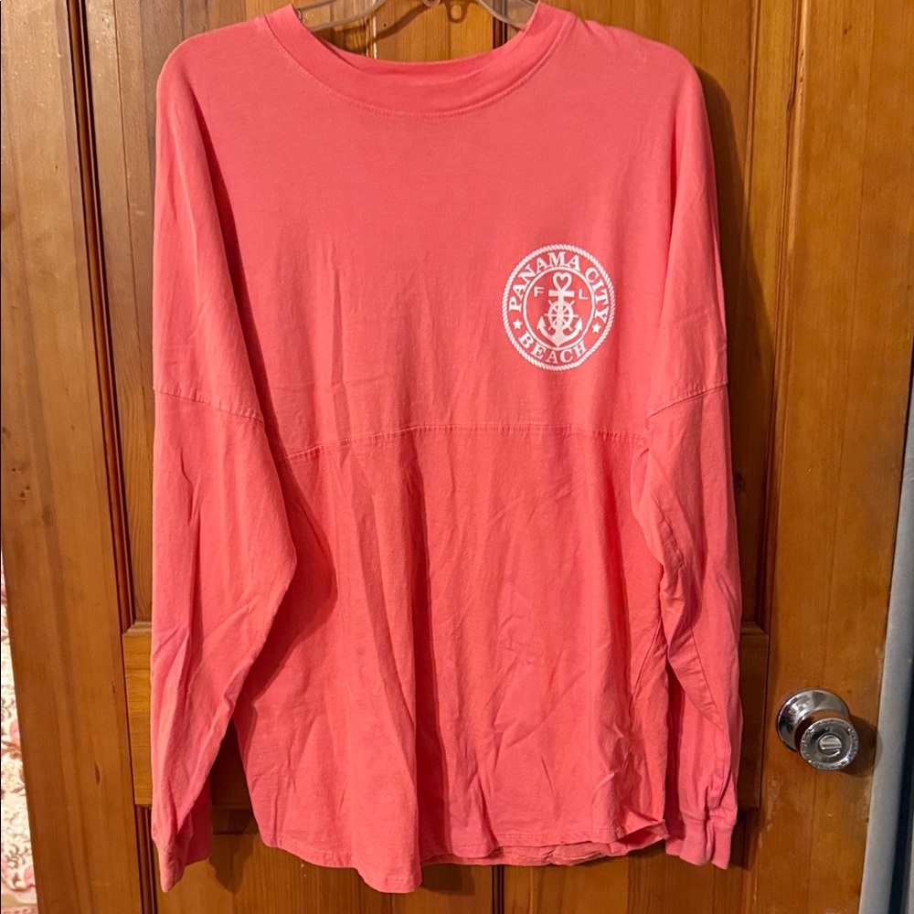 Panama City Beach Coral Long Sleeve Shirt